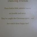 Hallmark 2007 Dancing Friends Set of 6 Christmas Tree Ornaments