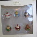 Hallmark 2007 Dancing Friends Set of 6 Christmas Tree Ornaments