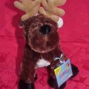 New Webkinz Retired Christmas Reindeer Sealed Tag + Secret Code