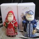 Hallmark 2010 & 2012 Switzerland Netherlands Lot Of 2 Santa's From Around The World Limited Quantity Koc Club Christmas Tree Ornament