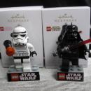 Hallmark Darth Vader & Imperil Stormtrooper Lego Star Wars Lot Of 2 Christmas Tree Ornaments 2011 & 2012