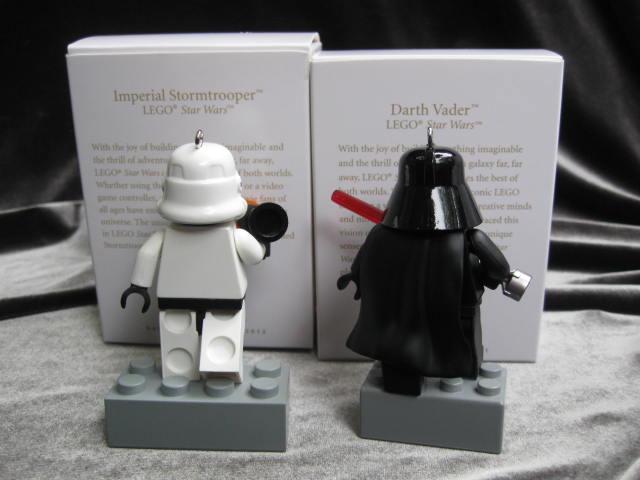 Hallmark Darth Vader & Imperil Stormtrooper Lego Star Wars Lot Of 2 Christmas Tree Ornaments 2011 & 2012