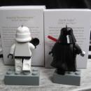 Hallmark Darth Vader & Imperil Stormtrooper Lego Star Wars Lot Of 2 Christmas Tree Ornaments 2011 & 2012