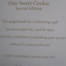 Hallmark 2012 One Sweet Cookie Ginger Bread Man Special Limited Quantity Editon Christmas Tree Ornament