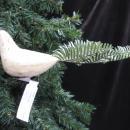 Hallmark 2006 White Destressed Bird Watcher Christmas Tree Ornament
