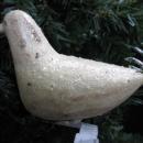 Hallmark 2006 White Destressed Bird Watcher Christmas Tree Ornament