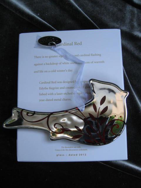 Hallmark 2012 Cardinal Red Christmas Tree Ornament