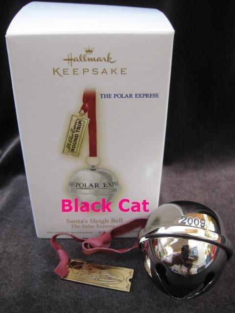 Hallmark 2009 Santa's Sleigh Bell The Polar Express Sleigh Bell Christmas Tree Ornament
