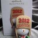 Hallmark 2012 Grandson Snowboy Christmas Ornament