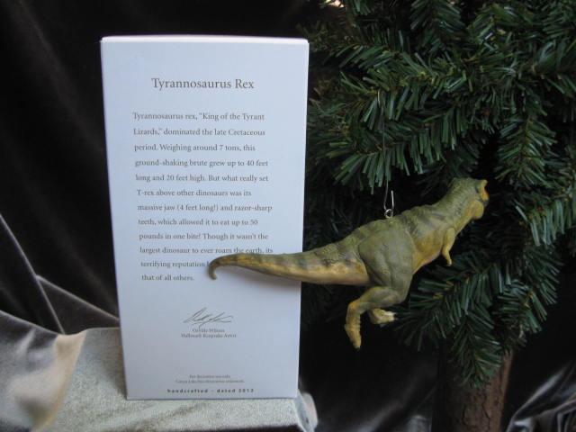 Hallmark 2012 Tyrannosaurus Rex Christmas Tree Ornament
