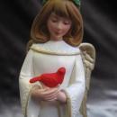 Heavenly Friends Hallmark 2012 Register To Win Angel & Cardinal Christmas Tree Ornament