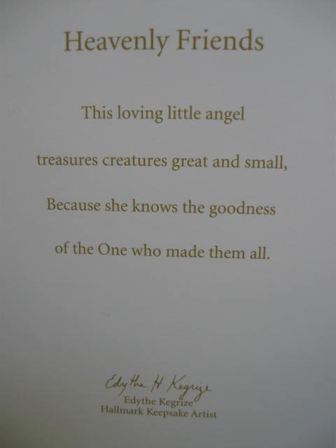 Heavenly Friends Hallmark 2012 Register To Win Angel & Cardinal Christmas Tree Ornament