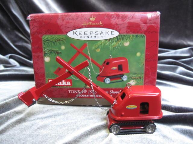 Tonka 1955 Steam Shovel Hallmark 2001 Christmas Tree Ornament