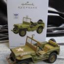 Hallmark 2012 1943 Ford GPW Debut Reveal WWII Jeep Christmas Tree Ornament