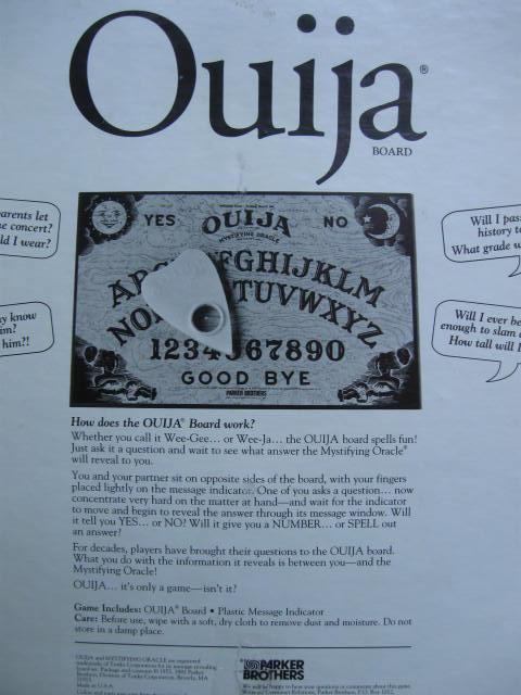 Vintage Halloween Ouija Board Parker Brothers Mystifying Oracle