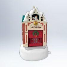 Hallmark 2012 Kringleville Fire Station 3rd In Series With Magic Movement Christmas Tree Ornament