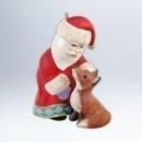 2012 Hallmark A Visit From Santa 4th In Series Red Fox Ornament Christmas Tree Ornament