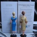 Hallmark 2006 Evening Splendor Barbie & 2008 Club Meeting Lot Of 2 Barbie Christmas Tree Ornaments