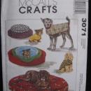 McCall's Crafts 3071 dog Bed, Dog Cover & Dog Coat Sewing Pattern