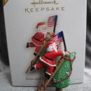 Hallmark 2006 Stars & Stripes for Santa Limited Patriotic USA Flag Ornament
