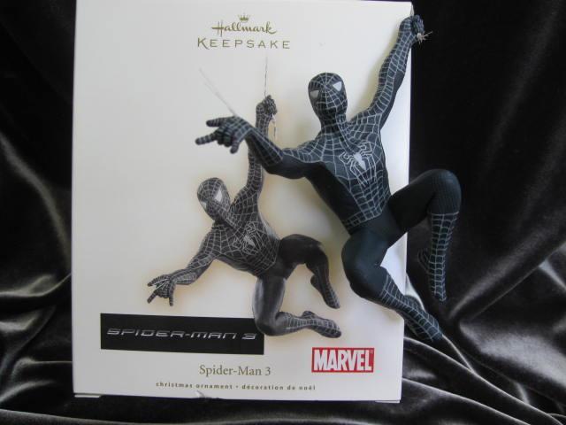Hallmark 2007 Black Spider Man Spiderman 3 Ornament