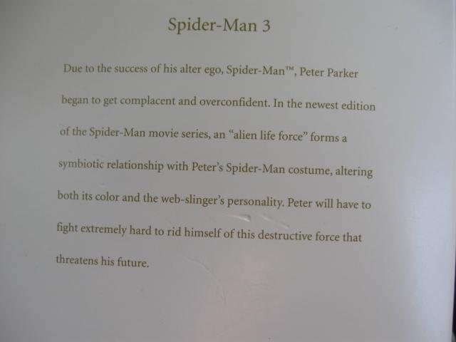Hallmark 2007 Black Spider Man Spiderman 3 Ornament