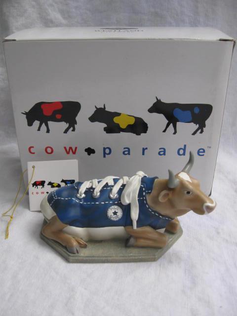 Cow Parade Mooshoe Cows on Parade Numbered First 1st Edition Figurine