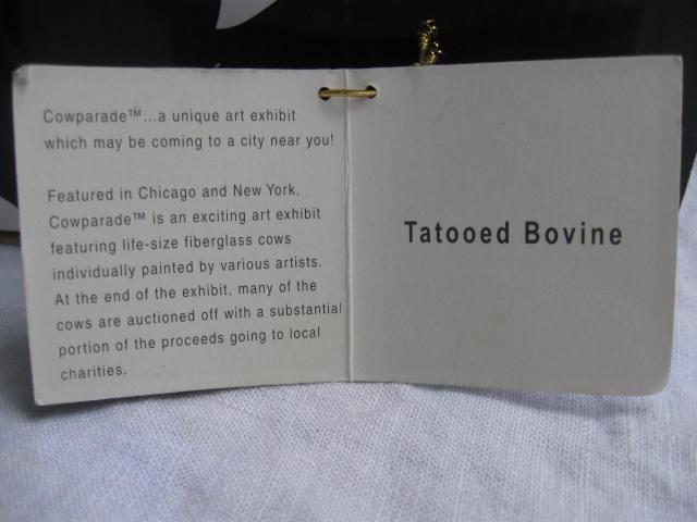 Cows on Parade Tatooed Bovine Cow Parade