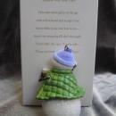 Hallmark 2008 Snow On The Go Snowgirl Cell Phone & Coffee Christmas Tree Ornament