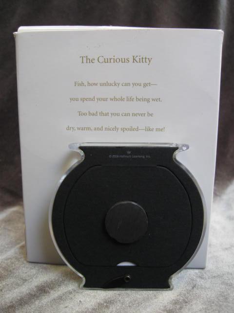 Hallmark 2008 The Curious Kitty Fish Bowl Photo Holder & Magnet Christmas Tree Ornaments