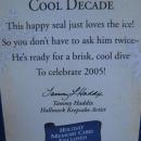 Hallmark 2005 Cool Decade White Seal #6 In Cool Decade Series Christmas Tree Ornament