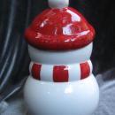 Hallmark 2012 Snowman Cookie Treat Candy Jar Christmas Holiday Winter