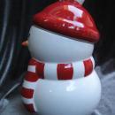 Hallmark 2012 Snowman Cookie Treat Candy Jar Christmas Holiday Winter