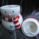 Hallmark 2012 Snowman Cookie Treat Candy Jar Christmas Holiday Winter