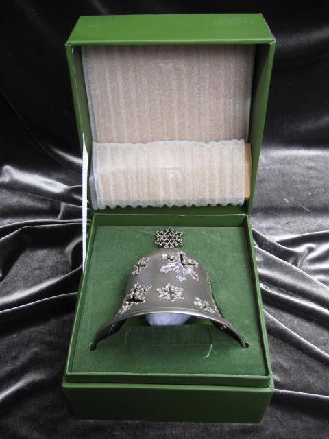 Hallmark 2005 Silver Colored Filigree Bell Christmas Tree Ornament