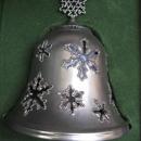 Hallmark 2005 Silver Colored Filigree Bell Christmas Tree Ornament