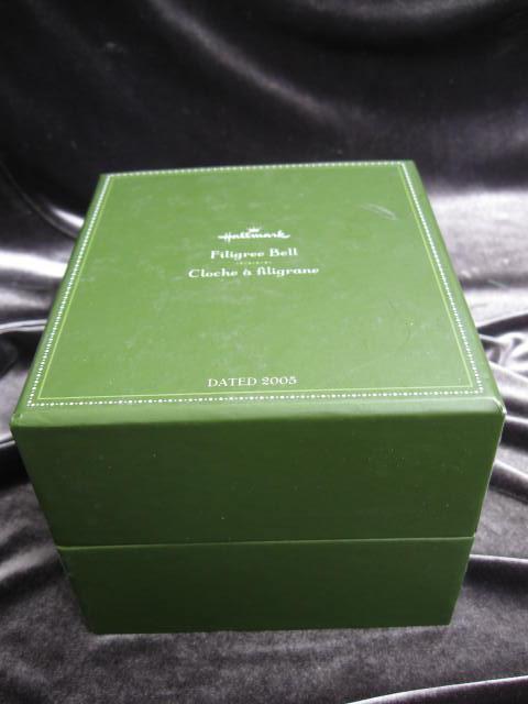 Hallmark 2005 Silver Colored Filigree Bell Christmas Tree Ornament