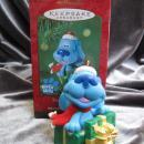 Hallmark 2000 Blue's Clues Surprise Package Christmas Tree Ornament
