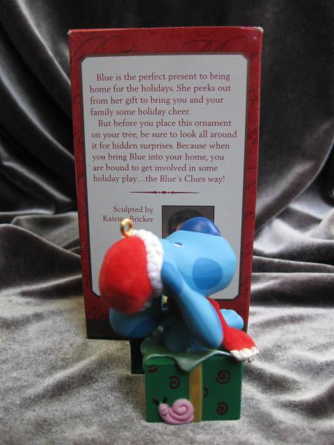 Hallmark 2000 Blue's Clues Surprise Package Christmas Tree Ornament