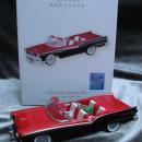 Hallmark 2007 1957 Ford Fairlane 500 #17 In Classic American Cars Series Christmas Tree Ornament