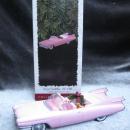 Hallmark 1996 1959 Cadillac De Ville #6 In Classic American Cars Series Christmas Tree Ornament Pink Cadillac