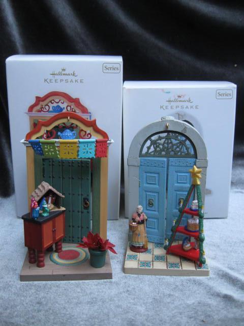 Hallmark 2008 2010 Mexico & Italy 2nd & 4th In Doorways Around The World Series Christmas Tree Ornament