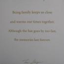 Hallmark 2012 Our Family Snowglobe Photo Holder Christmas Tree Ornament