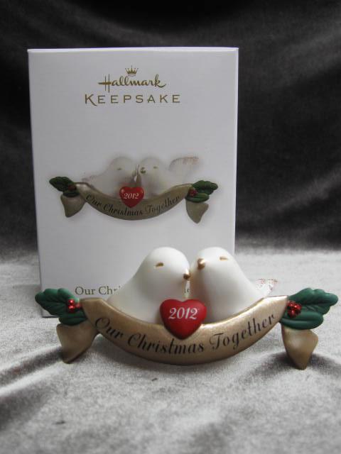 Hallmark 2012 Our Christmas Together Doves Christmas Tree Ornament