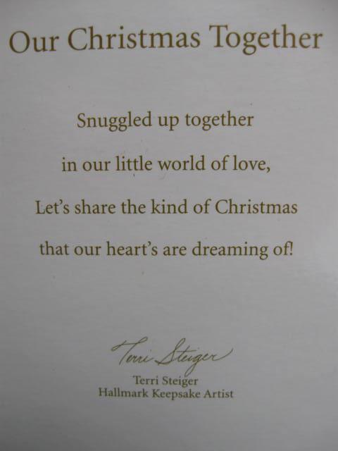 Hallmark 2012 Our Christmas Together Doves Christmas Tree Ornament