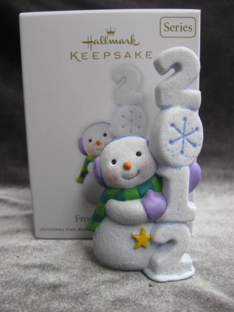 Hallmark 2012 Frosty Fun Decade #3 In Series Christmas Tree Ornament