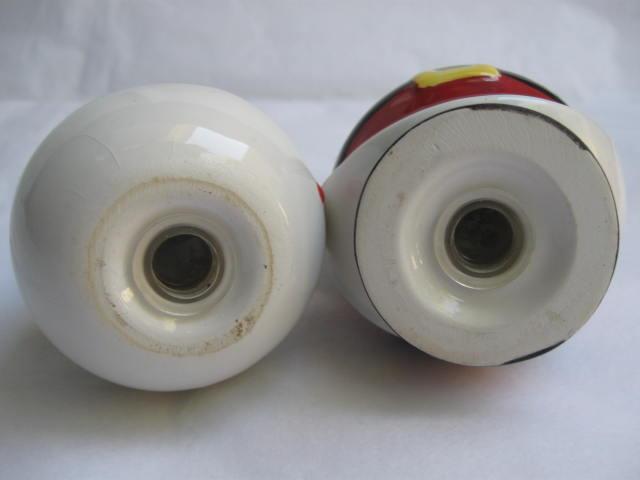 Santa Claus & Snowman Winter or Christmas Salt & Pepper Shakers S/P