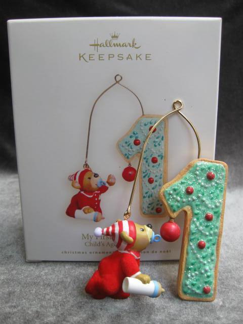Hallmark 2007 My First Christmas Child's Age Collection Baby's First Christmas Tree Ornament Baby's First Christmas