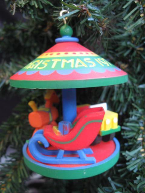 Hallmark 1978 Carousel 1st In Carousel Series Merry Go Round Christmas Tree Ornament
