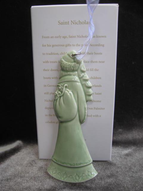 Hallmark 2012 Saint Nicholas Ceramic Christmas Tree Ornament